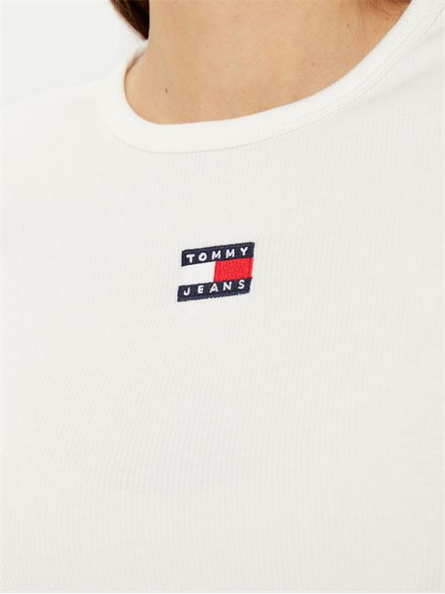 TJW SLIM LS BADGE TE TOMMY JEANS | DW0DW20178/YBL
